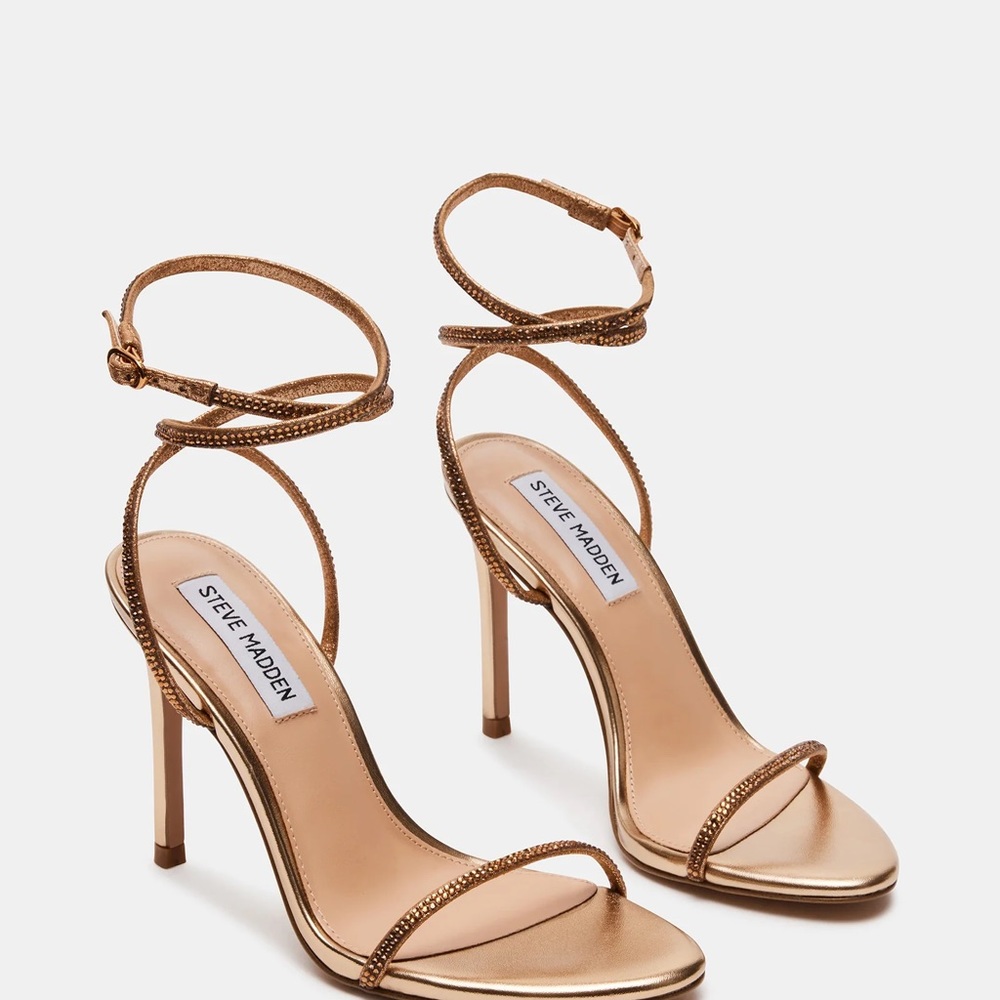 Steve Madden Aubrey Bronze Heels